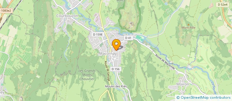 localisation de l'entreprise SCI LES LOUPS  MACORNAY