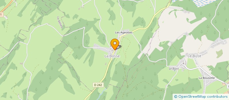 localisation de l'entreprise SCI LES LOUPS BLANCS  LA BOSSE