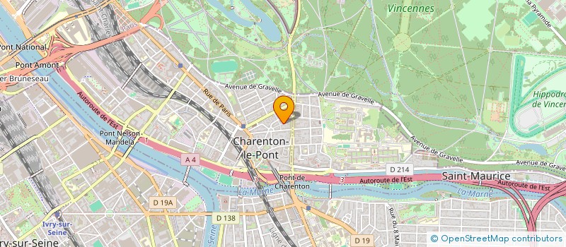 localisation de l'entreprise SCI LES LOUTRES  CHARENTON-LE-PONT