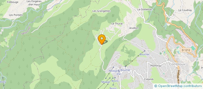 localisation de l'entreprise SCI LES LOUVETEAUX  COMBLOUX