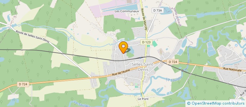 localisation de l'entreprise SCI LES LUCARNES  SELLES-SAINT-DENIS