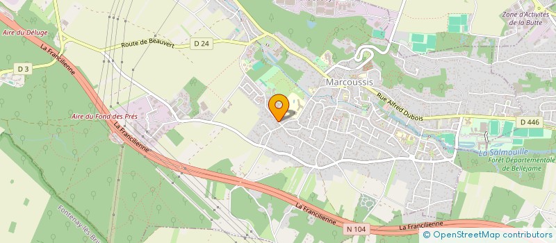 localisation de l'entreprise SCI LES LUCIOLES  MARCOUSSIS