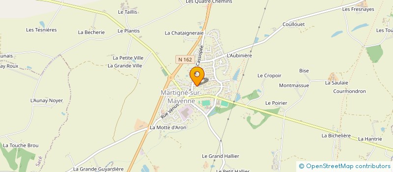 localisation de l'entreprise SCI LES LUCIOLES  MARTIGNE-SUR-MAYENNE