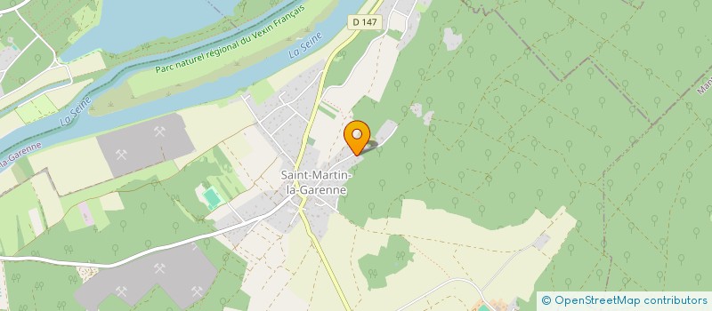 localisation de l'entreprise SCI LES LUCIOLES  SAINT-MARTIN-LA-GARENNE