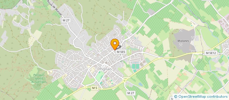 localisation de l'entreprise SCI LES LUCQUIERS  PIGNAN