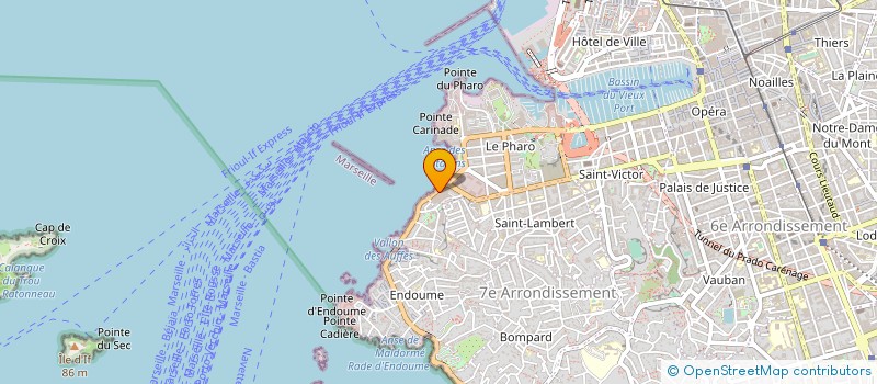 localisation de l'entreprise SCI LES LUPINS  MARSEILLE