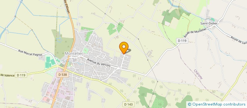 localisation de l'entreprise SCI LES LUSITANIENNES à MONTELIER
