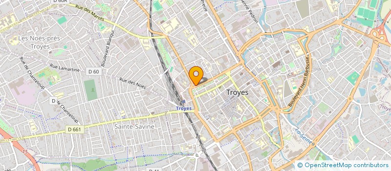 localisation de l'entreprise SCI LES LUTINS à TROYES