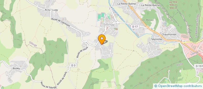 localisation de l'entreprise SCI LES LUTINS  HAUTEVILLE-SUR-FIER