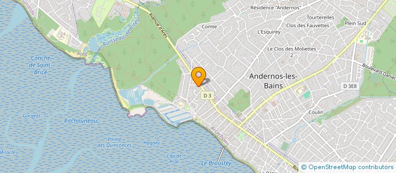 localisation de l'entreprise SCI LES LUTINS DU BASSIN  ANDERNOS-LES-BAINS