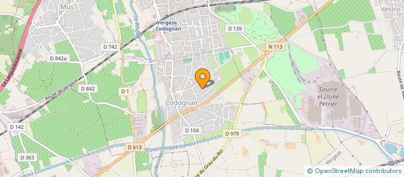 localisation de l'entreprise SCI LES LYCENES  CODOGNAN