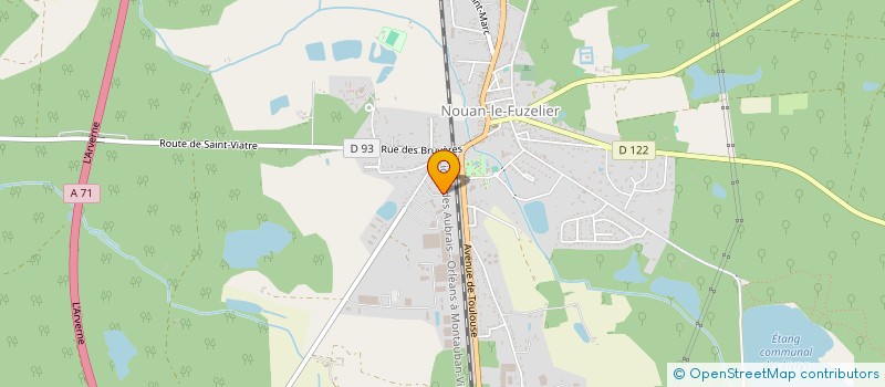 localisation de l'entreprise SCI LES LYS  NOUAN-LE-FUZELIER