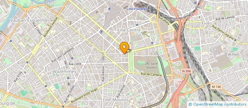 localisation de l'entreprise SCI LES LYS à LILLE