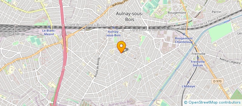 localisation de l'entreprise SCI LES LYS à AULNAY-SOUS-BOIS
