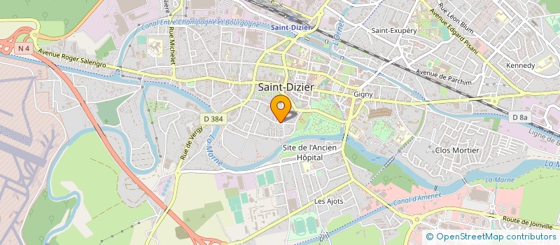 localisation de l'entreprise SCI LES LYS à SAINT-DIZIER