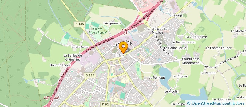 localisation de l'entreprise SCI LES LYS  LIFFRE