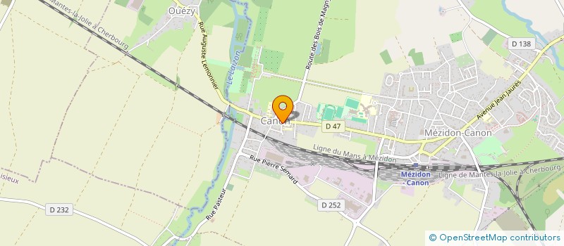 localisation de l'entreprise SCI LES LYS  MEZIDON VALLEE D'AUGE