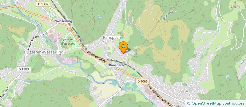 localisation de l'entreprise SCI LES LYS  RANSPACH