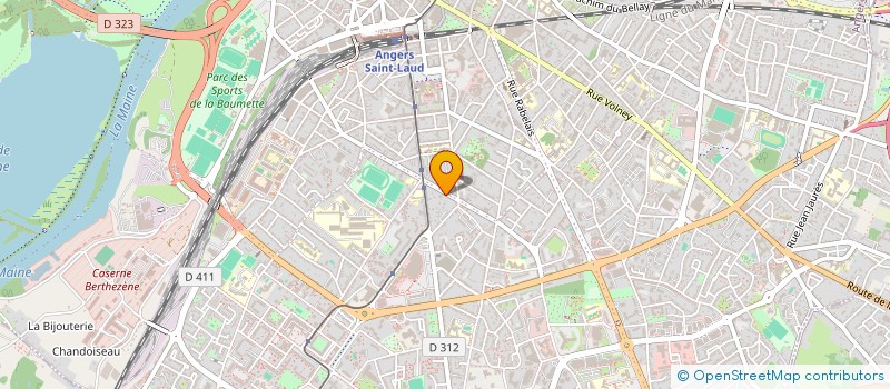 localisation de l'entreprise SCI LES LYS à ANGERS