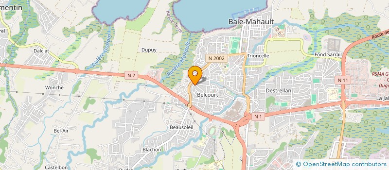localisation de l'entreprise SCI LES LYS à BAIE-MAHAULT