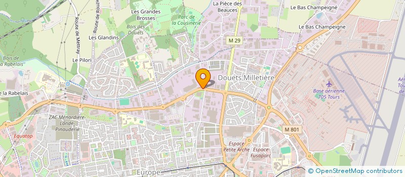 localisation de l'entreprise SCI LES LYS  TOURS