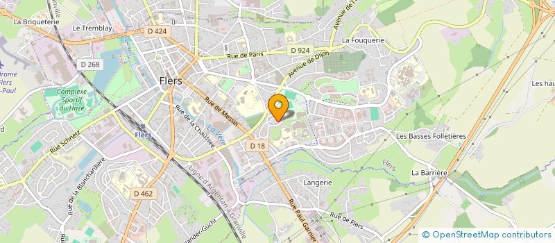 localisation de l'entreprise SCI LES LYS à FLERS