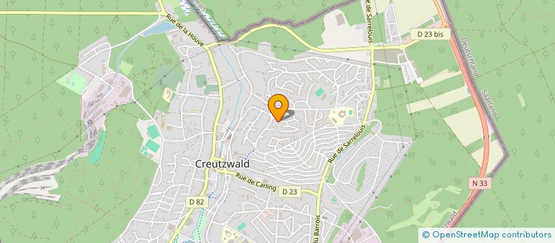 localisation de l'entreprise SCI LES LYS  CREUTZWALD