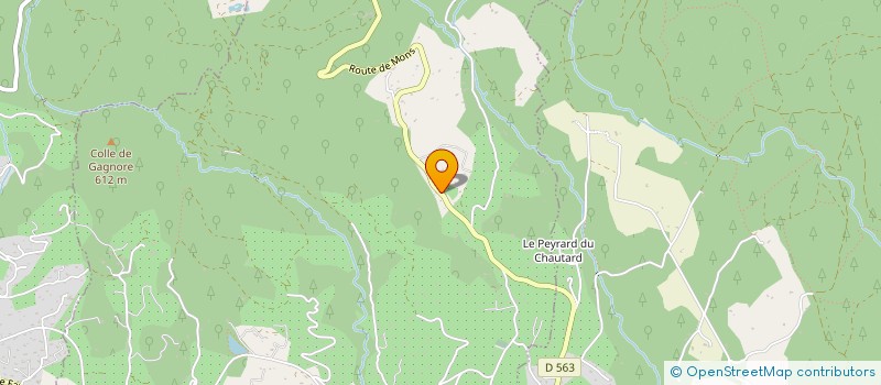 localisation de l'entreprise SCI LES LYS D'ACQUARIUS  FAYENCE