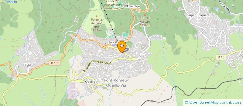 localisation de l'entreprise SCI LES LYS DE CERDAGNE  FONT-ROMEU-ODEILLO-VIA