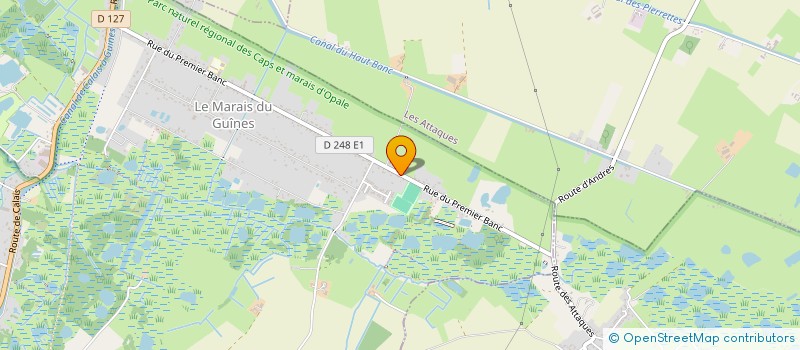 localisation de l'entreprise SCI LES LYS DE THERESE  GUINES