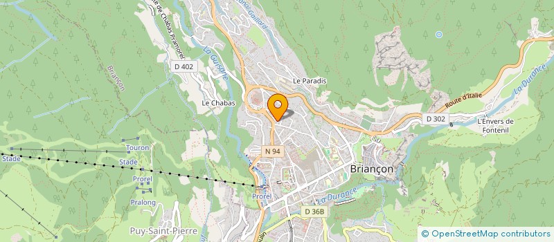 localisation de l'entreprise SCI LES LYS MARTAGON à BRIANCON