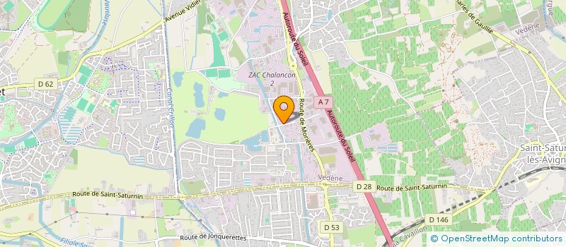 localisation de l'entreprise SCI LES M  VEDENE