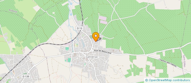 localisation de l'entreprise SCI LES M  GENERAC