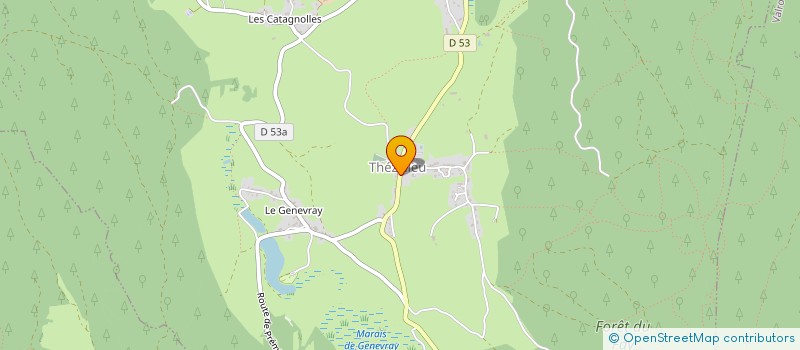 localisation de l'entreprise SCI LES MADRIERS  PLATEAU D'HAUTEVILLE