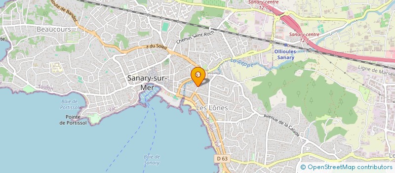 localisation de l'entreprise SCI LES MAGDALIADES à SIX-FOURS-LES-PLAGES