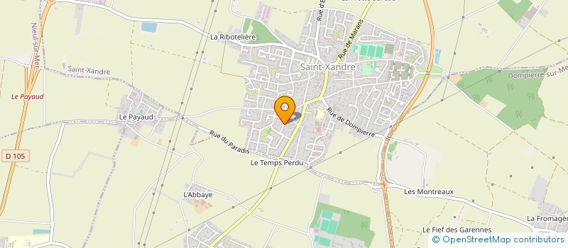 localisation de l'entreprise SCI LES MAGICIENS  SAINT-XANDRE