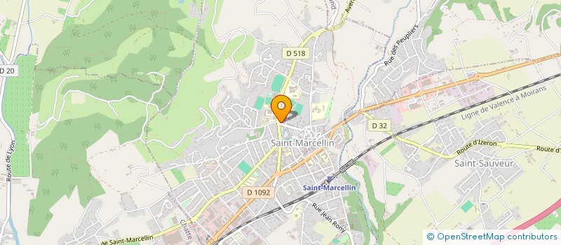 localisation de l'entreprise SCI LES MAGNOLIAS  SAINT-MARCELLIN