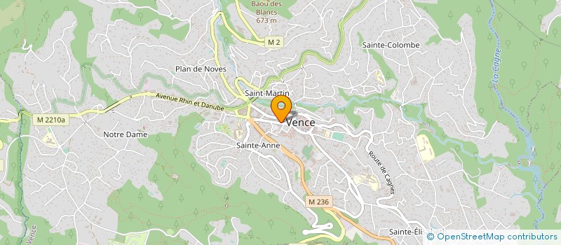 localisation de l'entreprise SCI LES MAGNOLIAS  VENCE