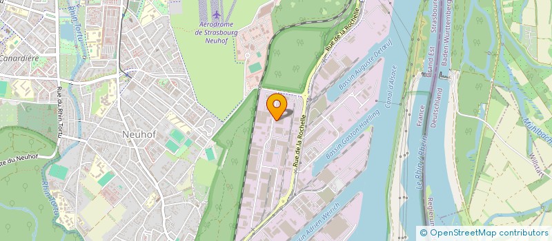 localisation de l'entreprise SCI LES MAGNOLIAS  STRASBOURG