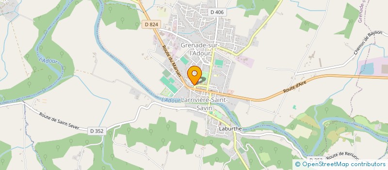 localisation de l'entreprise SCI LES MAGNOLIAS  GRENADE-SUR-L'ADOUR