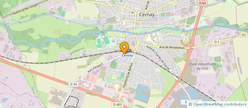 localisation de l'entreprise SCI LES MAGNOLIAS  WATTWILLER