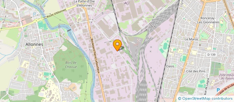 localisation de l'entreprise SCI LES MAGNOLIAS  LE MANS