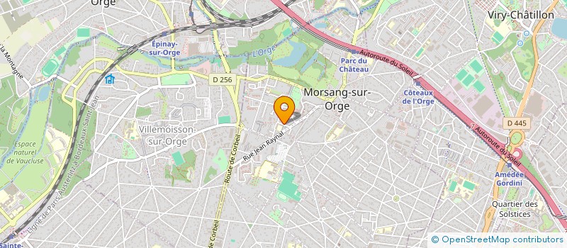 localisation de l'entreprise SCI LES MAGNOLIAS à MORSANG-SUR-ORGE