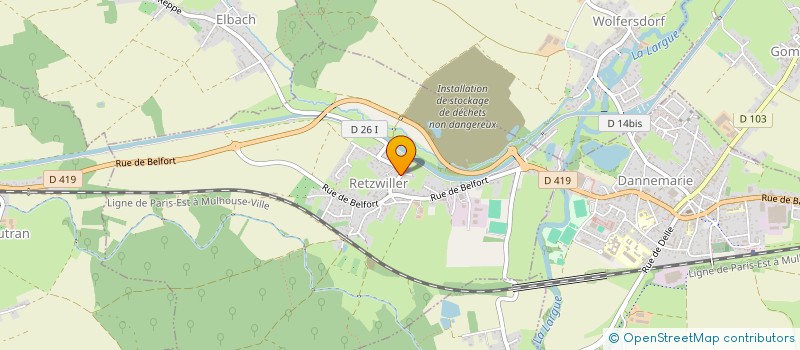 localisation de l'entreprise SCI LES MAGNOLIAS  RETZWILLER