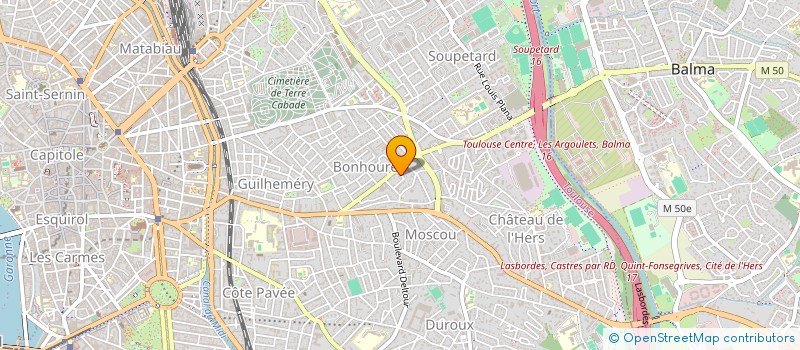 localisation de l'entreprise SCI LES MAGNOLIAS  TOULOUSE