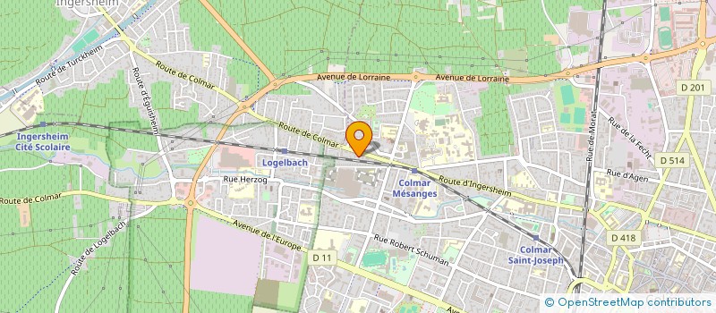 localisation de l'entreprise SCI LES MAGNOLIAS DE LISA  COLMAR