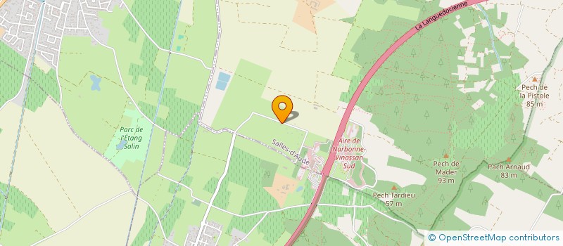 localisation de l'entreprise SCI LES MAILHEULS LA GRANGETTE  SALLES-D'AUDE