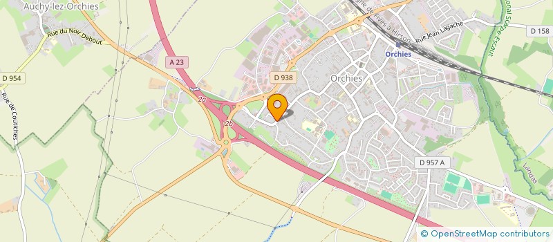 localisation de l'entreprise SCI LES MAILLONS  ORCHIES