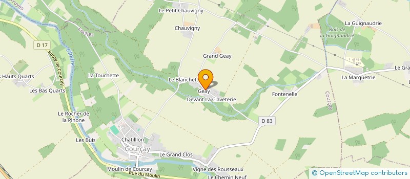 localisation de l'entreprise SCI LES MAILLOTS DE BAIN MOUILLES  COURCAY