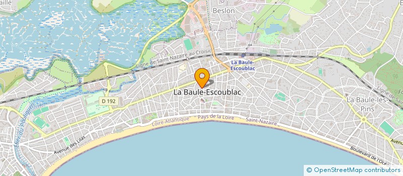 localisation de l'entreprise SCI LES MAINS D'OR  LA BAULE-ESCOUBLAC